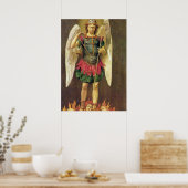 Angel Heilige Archangel Michael Poster (Keuken)