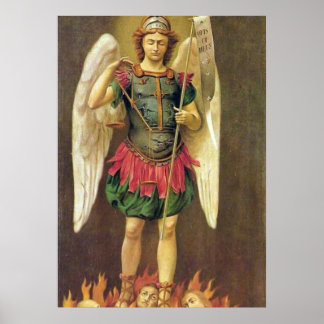 Angel Heilige Archangel Michael Poster
