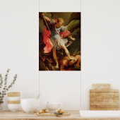 Angel Heilige Archangel St. Michael Poster (Keuken)