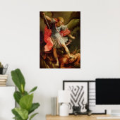 Angel Heilige Archangel St. Michael Poster (Thuiskantoor)