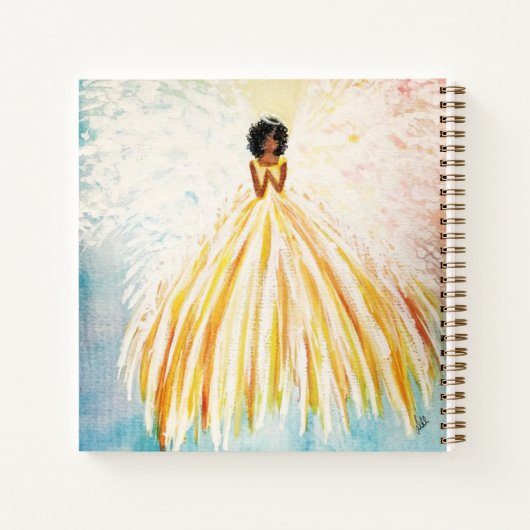 Angel Helderbolvormig Notitieboek (8,5 x 8,5) (Achterkant)