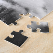 Angel-Herfsten in zwart-wit Legpuzzel (Zijkant)