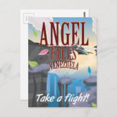 Angel Herfsten Venezuela Reisposter Briefkaart (Voorkant / Achterkant)