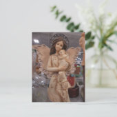 Angel Holding Baby Briefkaart (Staand voorkant)