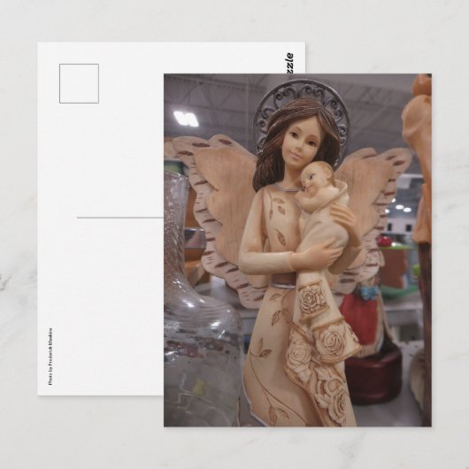 Angel Holding Baby Briefkaart (Voorkant / Achterkant)