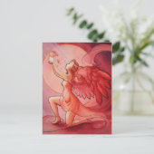 Angel Holding Cup 2 Briefkaart (Staand voorkant)