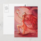 Angel Holding Cup 2 Briefkaart (Voorkant / Achterkant)