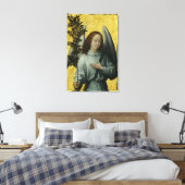 Angel Holding een Olijfbijkantoor Canvas Afdruk (Insitu (Slaapkamer))