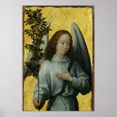 Angel Holding een Olijfbijkantoor Poster (Voorkant)