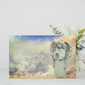 Angel Holding ventilator Briefpapier (Staand voorkant)