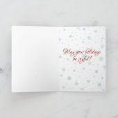 Angel Holiday Card Kaart (Binnen)