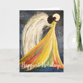 Angel Holiday Greeting Kaart (Voorkant)