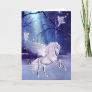 Angel Horse Card Fantasy Kaart