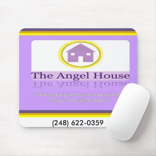 Angel House face, (248) 622-0359 Muismat (Met muis)
