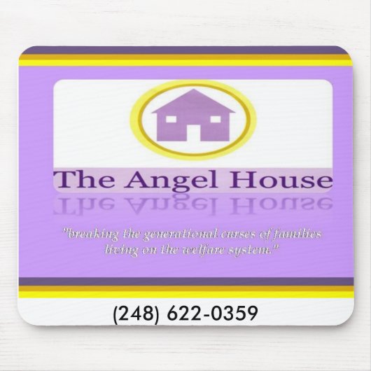 Angel House face, (248) 622-0359 Muismat (Voorkant)