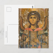 Angel Icon van Sinaï Orthodox Christelijk Icon Briefkaart (Voorkant / Achterkant)