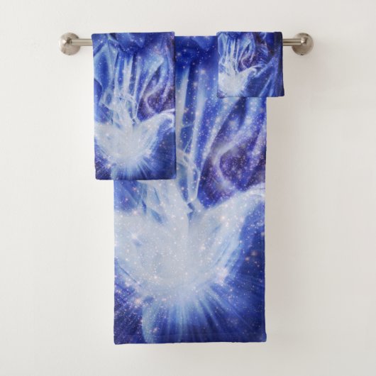 Angel in Blue Bad Handdoek (Insitu)
