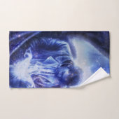 Angel in Blue Bad Handdoek (Handdoek)