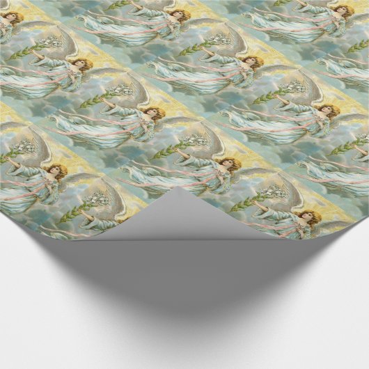 Angel in Blue Cadeaupapier (Hoek)