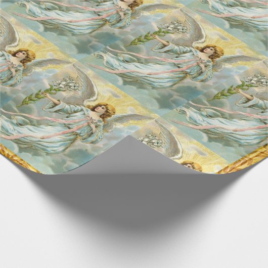 Angel in Blue Cadeaupapier (Hoek)