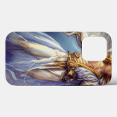 Angel in Blue draagt een zwaard Case-Mate iPhone Case (Achterkant (horizontaal))
