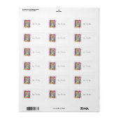 Angel in Blue Etiket (Full Sheet)