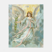 Angel in Blue Fleece Blanket (Voorkant)