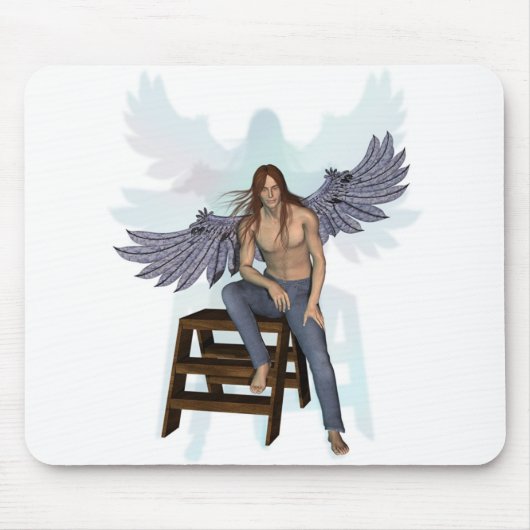 Angel in Blue Jeans Muismat (Voorkant)