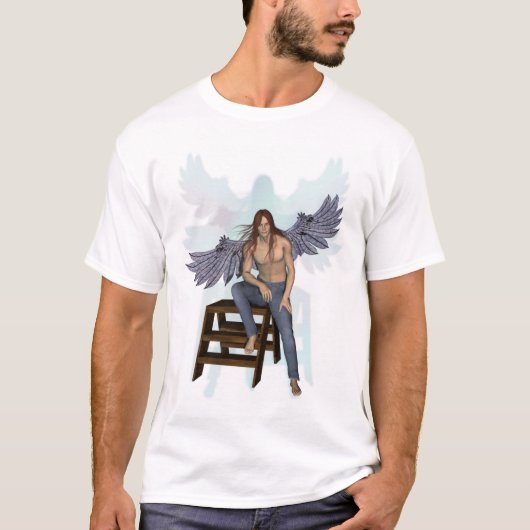 Angel in Blue Jeans T-shirt (Voorkant)