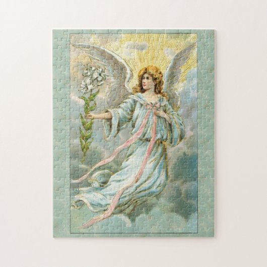 Angel in Blue Legpuzzel (Verticaal)
