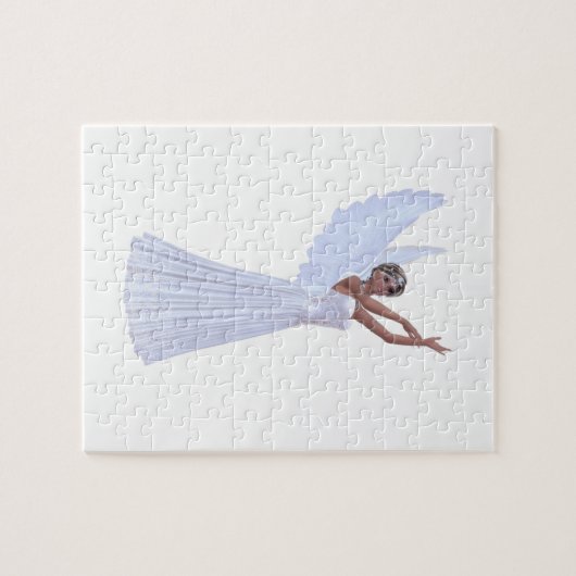 Angel in Blue Legpuzzel (Horizontaal)