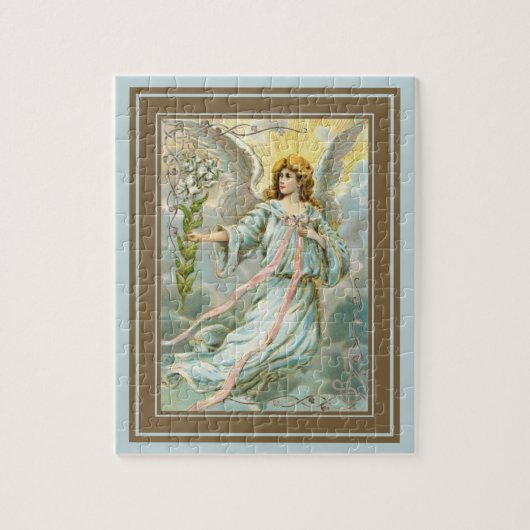 Angel in Blue Legpuzzel (Verticaal)