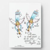 Angel in Blue-play Muziek voor onze zielen Plaque Fotoplaat (voorkant)