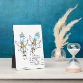 Angel in Blue-play Muziek voor onze zielen Plaque Fotoplaat (Zijkant)