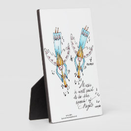 Angel in Blue-play Muziek voor onze zielen Plaque Fotoplaat