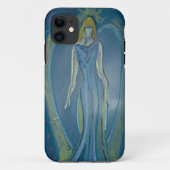 Angel in Blue Smartphone Hoesje (Achterkant)