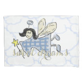 Angel in Blue Sweet Dreams Kussensloop (Voorkant)