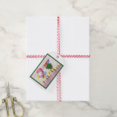 Angel in Bossen cadeau label Cadeaulabel (Met Touw)