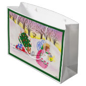 Angel in Bossen cadeautas (Achterkant Gekanteld)