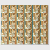 Angel in de buik cadeaupapier (Vlak)