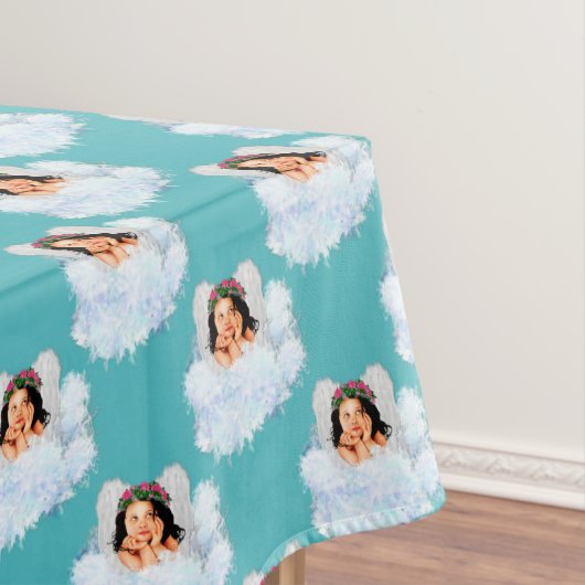 ANGEL IN DE CLOUDS 2-52x70 KATOENTABLETTE Tafelkleed (Voorbeeld)