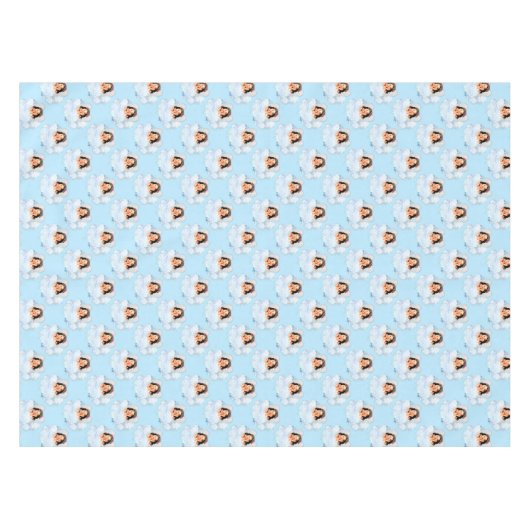 ANGEL IN DE CLOUDS 4-52x70 KATOENTABLETTE Tafelkleed (Voorkant (Horizontaal))