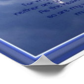 Angel in de Clouds, Aanmoediging, Schrift Poster (Hoek)