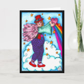 Angel in de Clouds-Kaart Kaart (Voorkant)