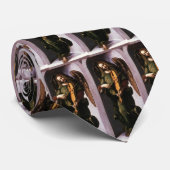 Angel in de Groene met een Vielle van Leonardo da  Stropdas (Opgerold)