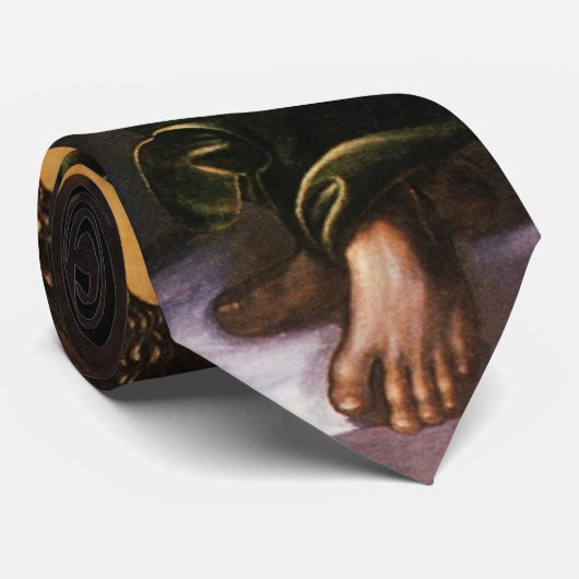 Angel in de Groene met een Vielle van Leonardo da  Stropdas (Opgerold)