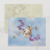 Angel in de hemel ~ Briefkaart / Uitnodigingen (Voorkant / Achterkant)