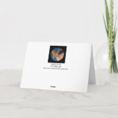 Angel in de hemel feestdagen kaart (Achterkant)