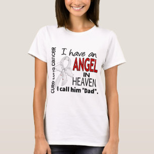 Angel in de hemel Pap Lung Cancer T-shirt