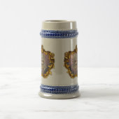 Angel in de Lila rococo-Mok voor de tandheelkunde Bierpul (Center)